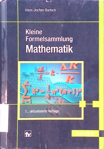 Kleine formelsammlung - kleine,