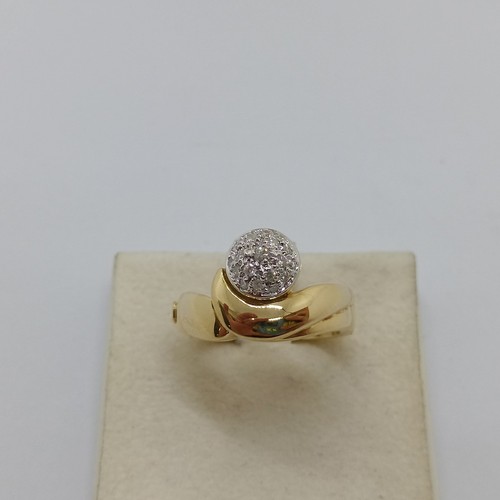 Damen vintage ring 18kt - vintage,