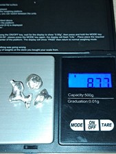 8,77 Gramm Silber 3 Nuggets