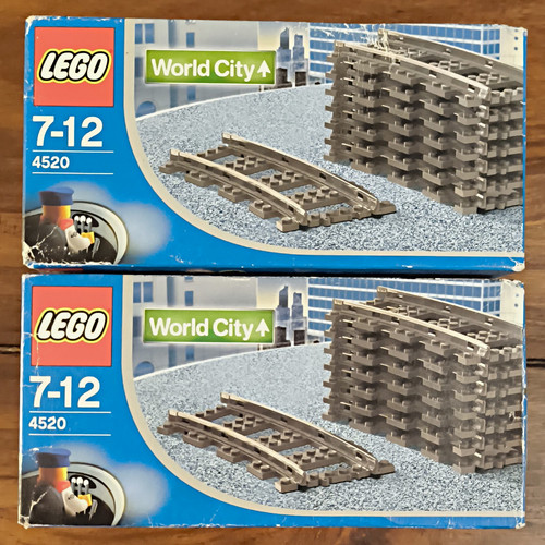 Lego world city trains curved - world,