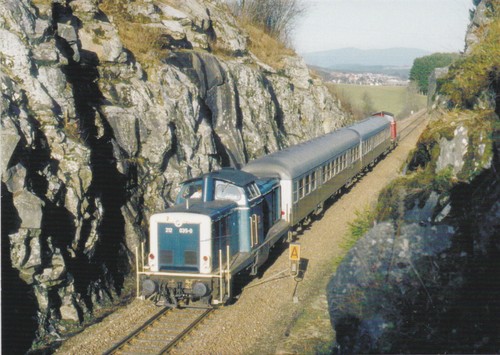 Postkarte diesellokomotive - postkarte:,