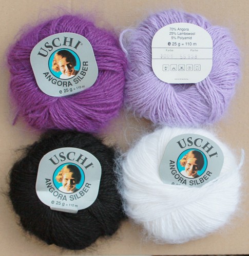 100g angora silber - 70%,