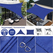 Sonnensegel WASSERDICHT Sonnenschutz Windschutz 98% UV-Schutz Balkon Rechteck DE