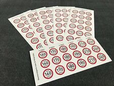 Aufkleber Geschwindigkeitsaufkleber Winterreifen160 - 240 km/h  Index Q bis V