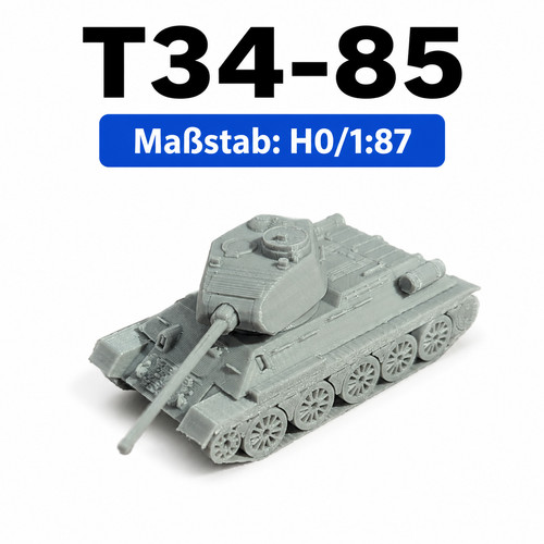 T34 85 modellbau - 1:87,