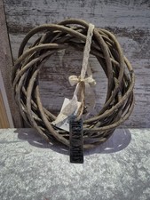 Weidenkranz kranz stabil Grau Tischkranz Türkranz Dekokranz Naturkranz 