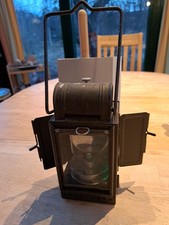 Alte Antike Karbid/Petroleum  Lampe. Deutsche Bahn