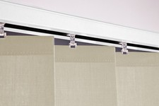 Lamellenvorhang Vertikal Jalousie Hitzeschutz Lamellen Plissee Rollo Creme Beige
