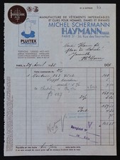 Billhead Rechnung PARIS 1935