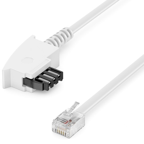 30m telefonkabel tae - 30m, stecker