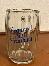 Alter Bierkrug Dietl Brauerei Straubing Krone im Boden Vorkriegszeit 