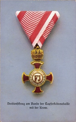 Kuk armee verdienstkreuz - ak,