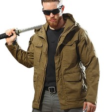 M65 Feldjacke Herren Army Windbreaker Waterproof Tactical Jacke Outdoor Freizeit