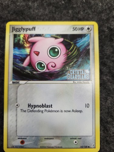 Pokemon card jigglypuff - card,