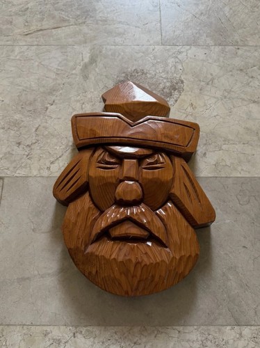 Handgeschnitzte holzmaske - handgeschnitzte,