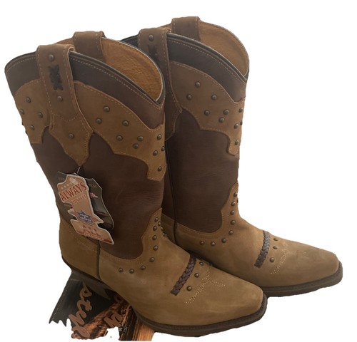 Cowboystiefel braun leder von - cowboystiefel,
