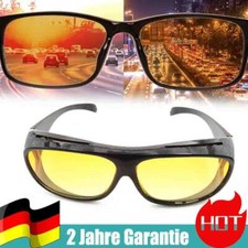 Fahrer Brille Nachtsichtbrille Autofahrer Brillenträger HD Blendschutz Gläser
