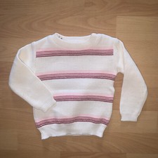 Vintage DDR Eko Oschatz Pullover Babypullover Gr. 74 / 80 Wolpryla