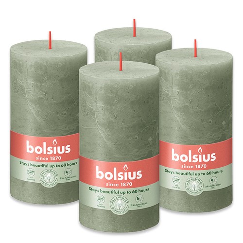 4er set bolsius rustik - bolsius,