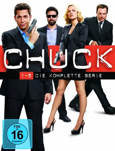 Chuck komplettbox dvd - chuck,