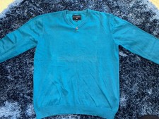 Blauer Pullover, Herren