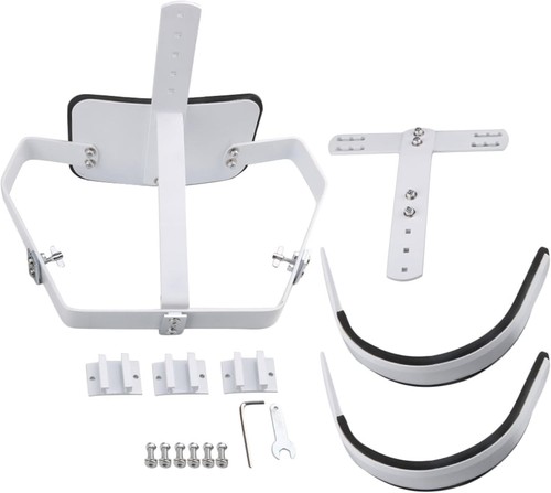 Yibuy white steel - white,