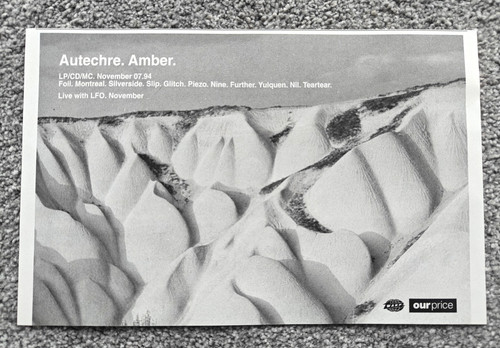 Autechre amber original - autechre, 'amber'