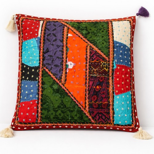 Patchwork kissen beduinen - patchwork,