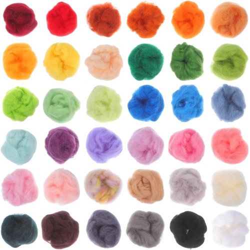 Farben nadelfilz set - 36,
