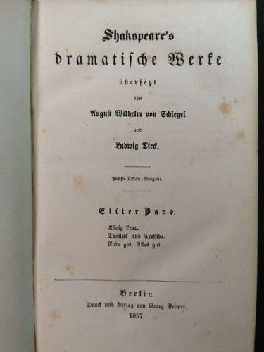 Shakspeare dramatische - shakspeare's,