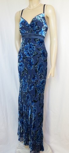 Abendkleid blau perlen - 36,