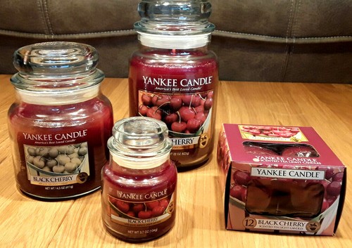 Yankee candle black cherry - candle, *