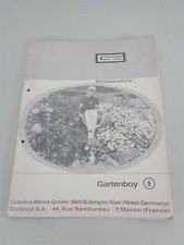 Betriebsanleitung / Handbuch Gutbrod Rasenmäher Gartenboy