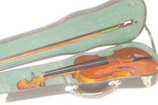 47cm Geige im Koffer Holzgeige Violine Geigenkoffer Geigenbogen Kindergeige ?