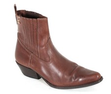 Westernstiefelette Cowboystiefelette Leder Lederstiefel Joe Sanchez Vintage 44