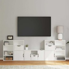 Wohnwand mit stauraum - mit, schrank