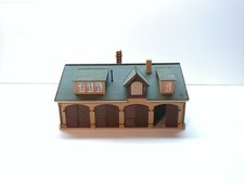 Vollmer N 20990 Feuerwehrgarage, gebaut, ohne OVP#2730