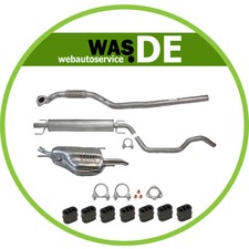 Komplette Auspuffanlage ab Kat