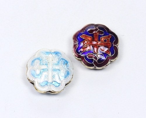 Cloisonne perle spacer - cloisonne,