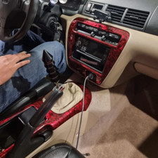 10/20/30/40/50 x 152 cm 4 Farben glänzend schwarz blau rot grau geschmiedet Carbon Vinylfolie