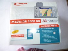 Navigationsgerät " Typhoon MYGUIDE 3500 GO - TMC " komplett mit Zubehör - OVP