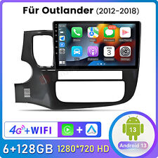6+128G CarPlay Für Mitsubishi Outlander 2012-18 10"Android Autoradio GPS DAB SWC