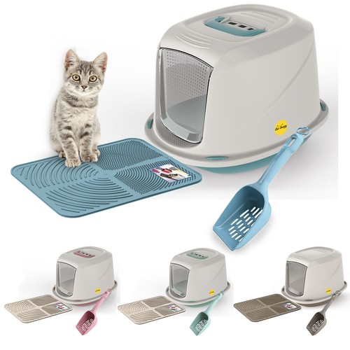 Katzentoilette mit kapuze - mit,