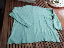 Masai Clothing weicher Strick Pullover mint grün Merino Alpaca Pilling XXL 46/48
