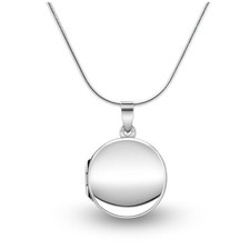 Foto Medaillon mit Kette 925er