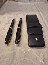 Montblanc Meisterstück 2er Set mit Lederetui