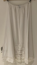 Trachtenunterrock - weiß-Baumwollmischung - Gr. M