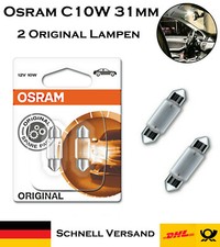 2x Osram C10W 31mm 12V