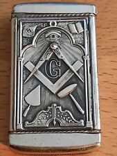 Freemasons 1904 Streichholzdose Freimaurer Streichholz Feuerzeug  Lighter