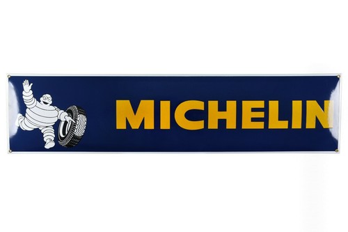 Schild logo michelin emaille - logo,